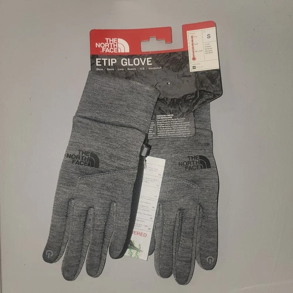 Last Pair!!! The North Face Gray Etip📲 touchscreen Glove🧤 Size small - Picture 11 of 16
